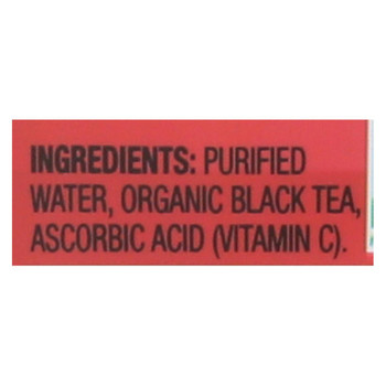 Tea's Organic Black Tea - Unsweetened - Case of 12 - 16.9 Fl oz.