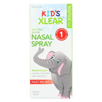 Xlear Kids Nasal Spray - Case of 12 - 0.75 Fl oz.