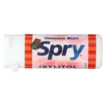 Spry Xylitol Gems - Cinnamon - Case of 6 - 45 Count