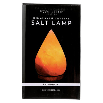 Evolution Salt Crystal Salt Lamp - Raindrop - 1 Count Evolution Salt Crystal Salt Lamp - Raindrop - 1 Count