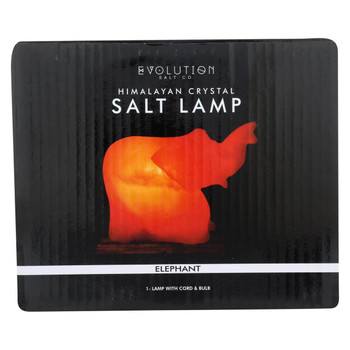 Evolution Salt Crystal Salt Lamp - Elephant - 1 Count Evolution Salt Crystal Salt Lamp - Elephant - 1 Count