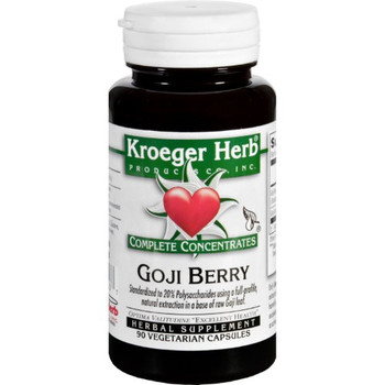 Kroeger Herb Complete Concentrate - Goji Berry - 90 Vegetarian Capsules