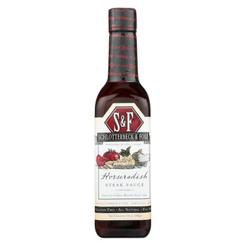 Schlotterbeck and Foss Sauce - Horseradish Steak - Case of 6 - 10 fl oz