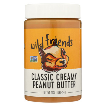 Wild Friends Peanut Butter - Classic Creamy - Case of 6 - 16 oz. Wild Friends Peanut Butter - Classic Creamy - Case of 6 - 16 oz.