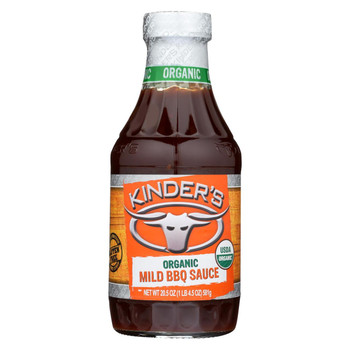 Kinders Organic BBQ Sauce - Mild - Gluten Free - Case of 6 - 20.5 oz