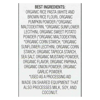 Annie's Homegrown Organic Gluten Free Vegan Elbows and Creamy Sauce Rice Pasta Dinner - Case of 12 - 6 oz. Annie's Homegrown Organic Gluten Free Vegan Elbows and Creamy Sauce Rice Pasta Dinner - Case of 12 - 6 oz.