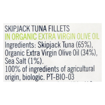 Bela-Olhao Sardines Skip Jack Tuna Jar - Extra Virgin Olive Oil - Case of 6 - 6.7 oz