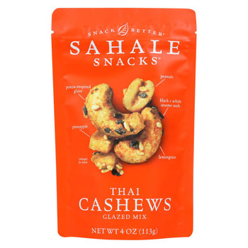 Sahale Snacks Cashews - Thai - Case of 6 - 4 oz. Sahale Snacks Cashews - Thai - Case of 6 - 4 oz.