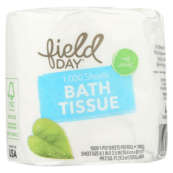 Field Day - Bth Tsue 1 Ply 1000 Shts - CS of 80-1 ROLL