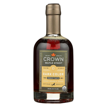 Crown Maple Syrup - Dark Color Robust Taste - Case of 6 - 12.7 Fl oz.