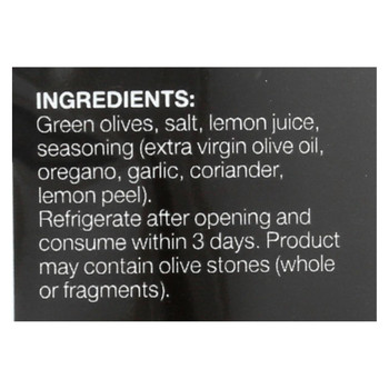 Gaea Olives - Green - Pitted - with Oregano and Lemon - Snack Pack - 2.3 oz - case of 8 Gaea Olives - Green - Pitted - with Oregano and Lemon - Snack Pack - 2.3 oz - case of 8