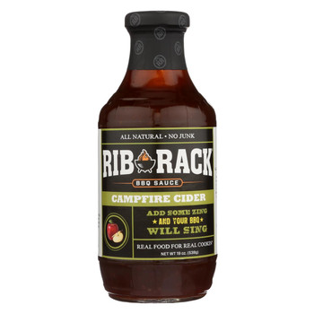 Rib Rack - Bbq Sauce Campfire Cider - CS of 6-19 OZ