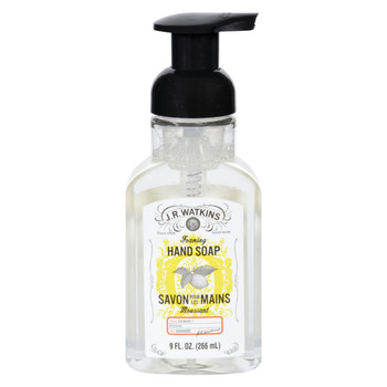 J.R. Waktins Hand Soap - Foaming - Lemon - 9 oz - Case of 6 J.R. Waktins Hand Soap - Foaming - Lemon - 9 oz - Case of 6