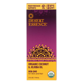 Desert Essence - Coconut and Jojoba Oil - Organic - 4 oz Desert Essence - Coconut and Jojoba Oil - Organic - 4 oz