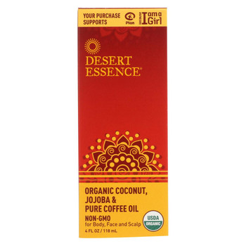 Desert Essence - Coconut Jojoba and Coffee Oil - Organic - 4 oz Desert Essence - Coconut Jojoba and Coffee Oil - Organic - 4 oz
