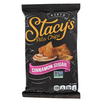 Stacy's Pita Chips Cinnamon Sugar Pita Chips - Cinnamon Sugar - Case of 12 - 7.33 oz. Stacy's Pita Chips Cinnamon Sugar Pita Chips - Cinnamon Sugar - Case of 12 - 7.33 oz.