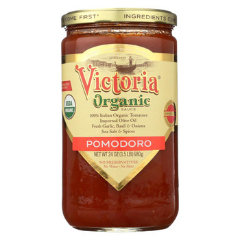 Victoria - Sauce Og2 Pomodoro - CS of 6-24 OZ Victoria - Sauce Og2 Pomodoro - CS of 6-24 OZ