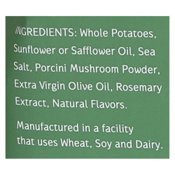Oolala Potato Chips - Porcini Rosemary and Olive Oil - Case of 9 - 5 oz.