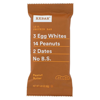 RxBar - Protein Bar - Peanut Butter - Case of 12 - 1.83 oz. RxBar - Protein Bar - Peanut Butter - Case of 12 - 1.83 oz.