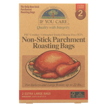 If You Care Parchment Bags - Non Stick - Extra Large - Case of 8 - 2 count If You Care Parchment Bags - Non Stick - Extra Large - Case of 8 - 2 count