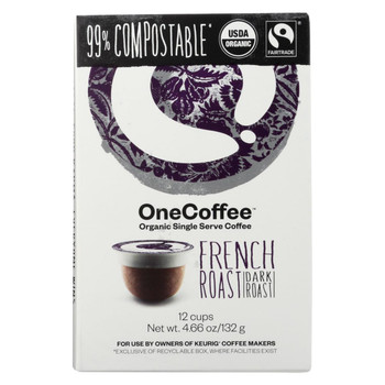 One Coffee - French Roasted - Case of 6 - 12 Count