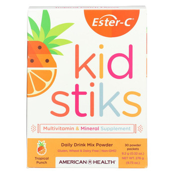 American Health - Ester-C - Kid Stiks - Tropical Punch - 30 Packets