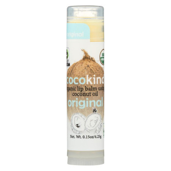 Cocokind Organic Lip Balm - Original - Case of 20 - 0.15 oz.