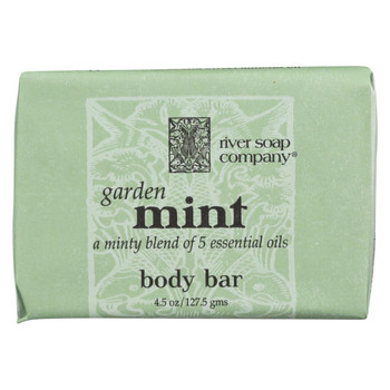 River Soap Company Bar Soap - Garden Mint - 4.5 oz
