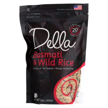 Della - Quick Cook Rice Four Grain Blend - Case of 8 - 16 oz.