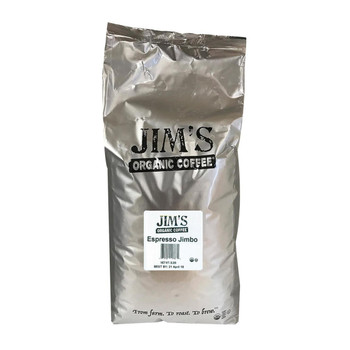 Jim's Organic Coffee - Whole Bean - Espresso Jimbo - Bulk - 5 lb.