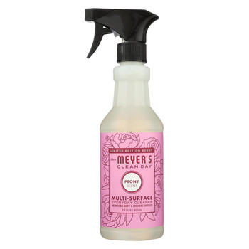Mrs. Meyer's Clean Day - Multi-Surface Everyday Cleaner - Peony - Case of 6 - 16 fl oz