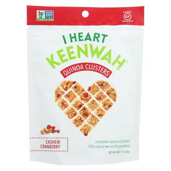 I Heart Keenwah Quinoa Cluster - Cashew Berry - Case of 6 - 4 oz.