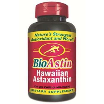Nutrex Hawaii BioAstin - Hawaiian Astaxanthin - Vegetarian - 4 mg - 120 Vegetarian Gelcaps