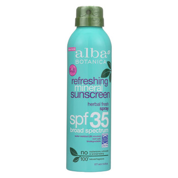 Alba Botanica Very Emollient Mineral Sunscreen - Herbal Fresh - 6 oz. Alba Botanica Very Emollient Mineral Sunscreen - Herbal Fresh - 6 oz.