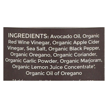 Primal Kitchen - Vinaigrette Greek Avo Oil - CS of 6-8 OZ