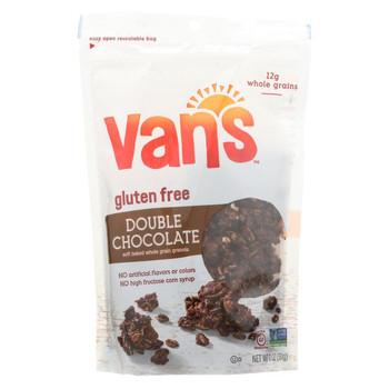 Van's Natural Foods Gluten Free Granola - Double Chocolate - Case of 6 - 11 oz.