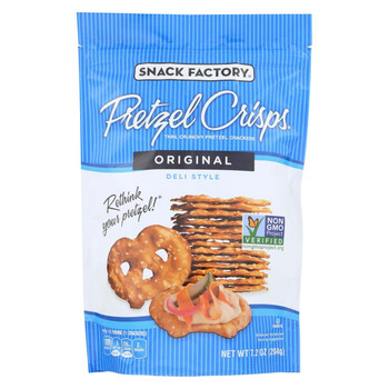 Pretzel Crisp Pretzel Crisps - Original - Case of 12 - 7.2 oz. Pretzel Crisp Pretzel Crisps - Original - Case of 12 - 7.2 oz.