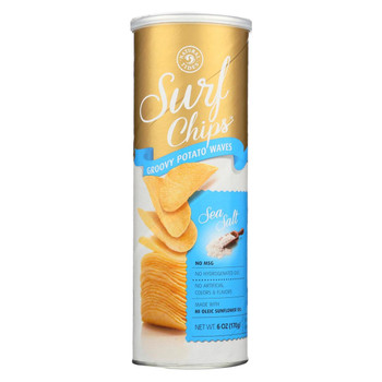 Natural Nectar Surf Chips - Sea Salt - Case of 15 - 6 oz.