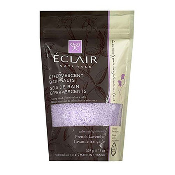 Eclair Naturals Effervescent Bath Salts - French Lavender - 14 oz.