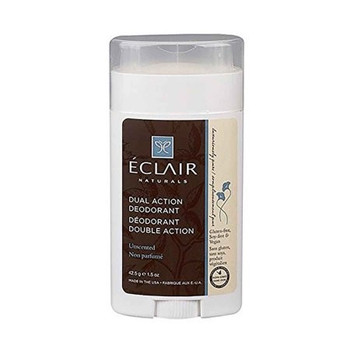 Eclair Naturals Dual Action Deodorant - Unscented - 1.5 oz.