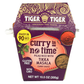 Tiger Tiger Curry No Time - Tikka Masla - Case of 5 - 10.5 oz