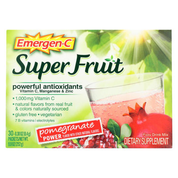 Emergen - C Super Fruit Drink - Pomegranate Power - 30 Count Emergen - C Super Fruit Drink - Pomegranate Power - 30 Count