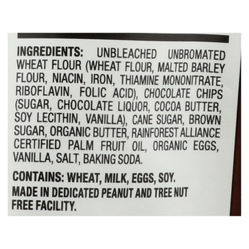 Fancypants Cookies - Chocolate Chip - Case of 6 - 5 oz. Fancypants Cookies - Chocolate Chip - Case of 6 - 5 oz.