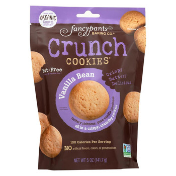 Fancypants Crunch Cookies - Vanilla Bean - Case of 6 - 5 oz.