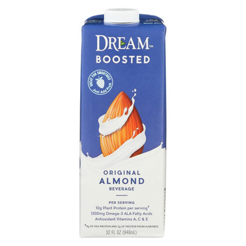 Dream Boosted Original Almond Beverage - Case of 6 - 32 FL oz.