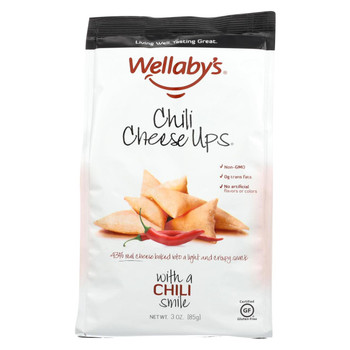 Wellaby's Cheese Ups - Chili - Case of 6 - 3 oz. Wellaby's Cheese Ups - Chili - Case of 6 - 3 oz.