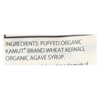 Suzie's Kamut Puffed Cakes - Agave Sweetened - Case of 12 - 4.5 oz.