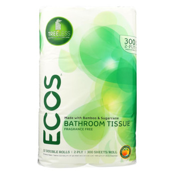 Earth Friendly Treeless Toilet Paper - Case of 6 - 12 Count