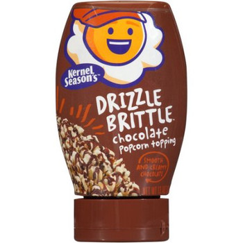 Kernel Seasons Drizzle Brittle - Chocolate - Case of 6 - 13.1 oz