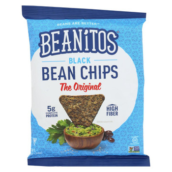 Beanitos Chips - Black Bean Original - Case of 24 - 1.2 oz.